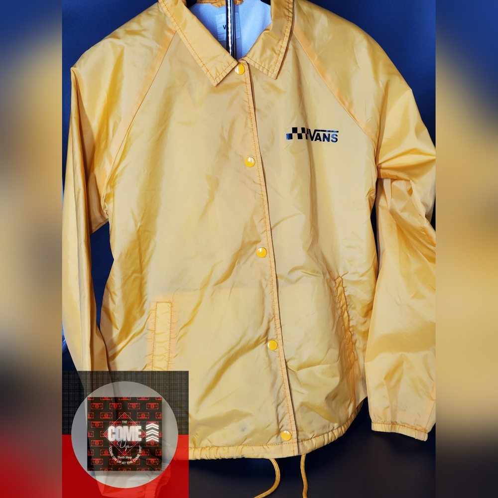 Van's "Canary Yellow" Light Windbreaker Jacket